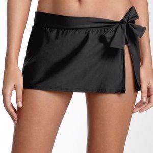 Tommy Bahama Bikini Bottoms Black Skirt Small